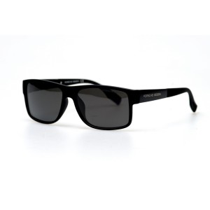 Мужские сонцезащитные очки 10926 чёрные с чёрной линзой 