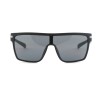 Мужские сонцезащитные очки Классика 12523 чёрные с чёрной линзой 