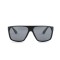 Мужские сонцезащитные очки 12553 чёрные с чёрной линзой . Photo 2
