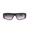 Мужские сонцезащитные очки 12562 чёрные с чёрной линзой . Photo 2