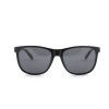 Мужские сонцезащитные очки 12563 чёрные с чёрной линзой 