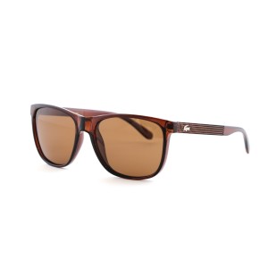 Мужские сонцезащитные очки Классика 12565 коричневые с коричневой линзой 