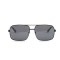 Мужские сонцезащитные очки 12576 чёрные с чёрной линзой . Photo 2
