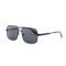 Мужские сонцезащитные очки 12576 чёрные с чёрной линзой . Photo 1