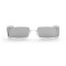 Чоловічі сонцезахисні окуляри 12593 прозорі з срібне дзеркало лінзою . Photo 2