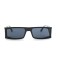 Мужские сонцезащитные очки 12596 чёрные с чёрной линзой . Photo 2