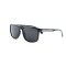 Мужские сонцезащитные очки Классика 12620 чёрные с чёрной линзой . Photo 1