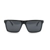 Чоловічі сонцезахисні окуляри 12626 чорні з чорною лінзою 