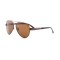 Мужские сонцезащитные очки Классика 12628 коричневые с коричневой линзой . Photo 1