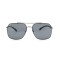 Мужские сонцезащитные очки Классика 12634 чёрные с чёрной линзой . Photo 2
