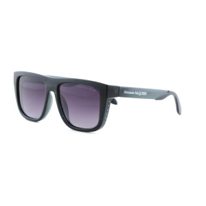 Мужские сонцезащитные очки Классика 12636 чёрные с чёрной линзой 
