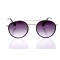 Женские сонцезащитные очки 10345 золотые с фиолетовой линзой . Photo 2