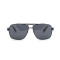 Мужские сонцезащитные очки Классика 12638 чёрные с чёрной линзой . Photo 2