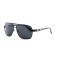 Мужские сонцезащитные очки Классика 12638 чёрные с чёрной линзой . Photo 1