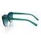 Женские сонцезащитные очки 10485 зелёные с зеленой линзой . Photo 3