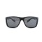 Мужские сонцезащитные очки 12654 чёрные с чёрной линзой . Photo 2
