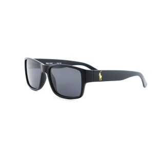 Чоловічі сонцезахисні окуляри Класика 12655 чорні з чорною лінзою 
