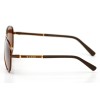 Gucci сонцезахисні окуляри 9694 коричневі з коричневою лінзою 