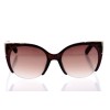 Жіночі сонцезахисні окуляри Класика 10209 коричневі з коричневою лінзою 