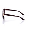 Жіночі сонцезахисні окуляри Класика 10209 коричневі з коричневою лінзою 