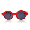 Женские сонцезащитные очки 10491 красные с черной линзой 