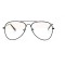 Ray Ban Aviator (каплі) сонцезахисні окуляри 10666 чорні з прозороюлінзою . Photo 3