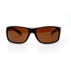 Мужские сонцезащитные очки 10874 коричневые с коричневой линзой 