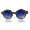Женские сонцезащитные очки 10494 серые с синей линзой . Photo 2