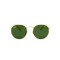 Ray Ban Metal (круглі) сонцезахисні окуляри 12451 золоті з зеленоюлінзою . Photo 3
