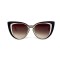 Fendi сонцезахисні окуляри 12409 чорні з коричневою лінзою . Photo 2