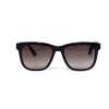 Gucci сонцезащитные очки 12415 чёрные с коричневой линзой 