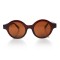 Женские сонцезащитные очки 10496 коричневые с коричневой линзой . Photo 2