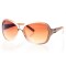 Жіночі сонцезахисні окуляри Класика 4437 бежеві з коричневою лінзою . Photo 1