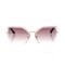 Жіночі сонцезахисні окуляри Класика 10114 золоті з коричневою лінзою . Photo 2