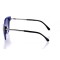 Женские сонцезащитные очки Классика 10277 чёрные с синий линзой . Photo 3
