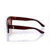 Жіночі сонцезахисні окуляри Класика 10311 коричневі з коричневою лінзою 