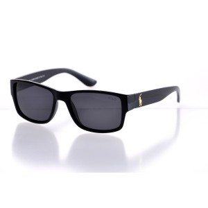 Жіночі сонцезахисні окуляри Класика 10312 чорні з чорною лінзою 