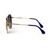 Miu Miu сонцезахисні окуляри 12100 золоті з чорною лінзою 