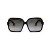 Chrome Hearts сонцезахисні окуляри 11950 чорні з чорною лінзою 