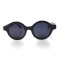 Жіночі сонцезахисні окуляри 10497 чорні з чорною лінзою . Photo 2