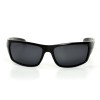 Чоловічі сонцезахисні окуляри Спорт 9253 чорні з чорною лінзою 