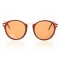 Женские сонцезащитные очки 8136 коричневые с коричневой линзой . Photo 2