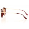 Женские сонцезащитные очки 8136 коричневые с коричневой линзой 