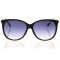 Женские сонцезащитные очки 8433 чёрные с чёрной линзой . Photo 2