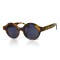 Женские сонцезащитные очки 10498 черные с коричневой линзой . Photo 1