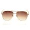 Женские сонцезащитные очки 9212 золотые с коричневой линзой . Photo 2