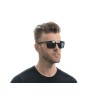 Чоловічі сонцезахисні окуляри 9350 чорні з чорною лінзою 