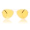 Cонцезахисні окуляри для водіїв авіатор 3032 металік з жовтою лінзою . Photo 2