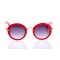 Дитячі сонцезахисні окуляри 10438 червоні з фіолетовою лінзою . Photo 2