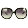 Christian Dior сонцезащитные очки 8773 чёрные с серой линзой 